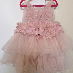 Toddler dress by Soapbox. Size 1. Blush pink